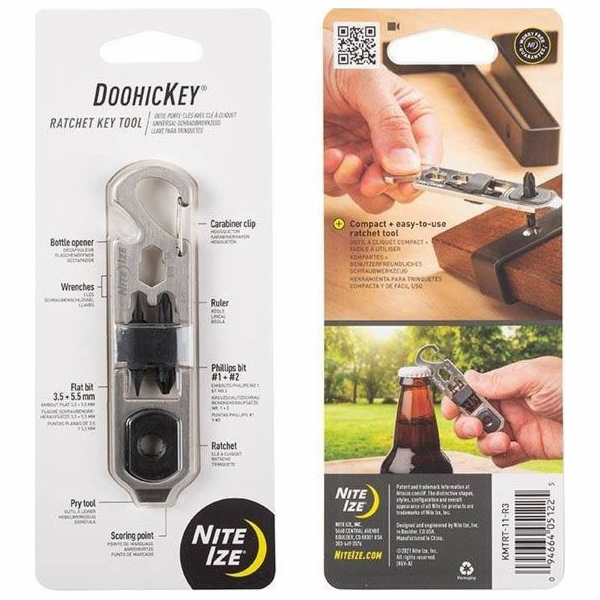 NiteIze Keychain Nite Ize Microtool DoohicKey z nerezové ...