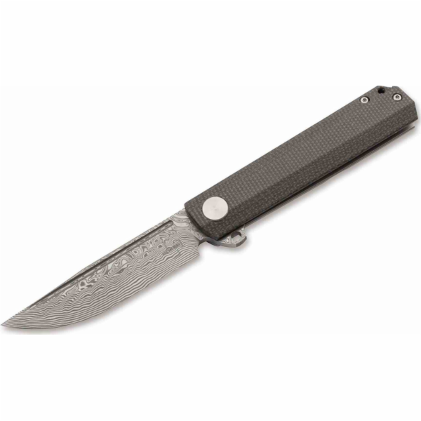 Booker Knife Booker plus Cataclyst Green Damašku