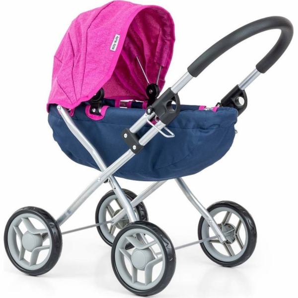 Dětský kočárek pro panenky Milly Mally Dori Prestige Navy