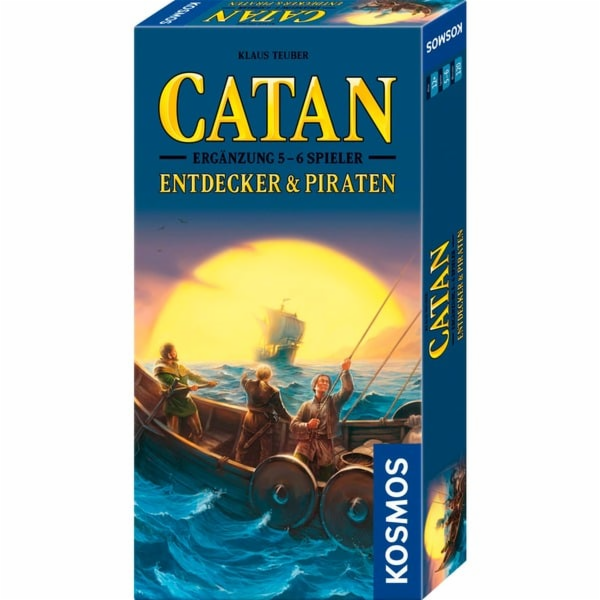KOSMOS Catan - Doplněk Explorers & Pirates, desková hra