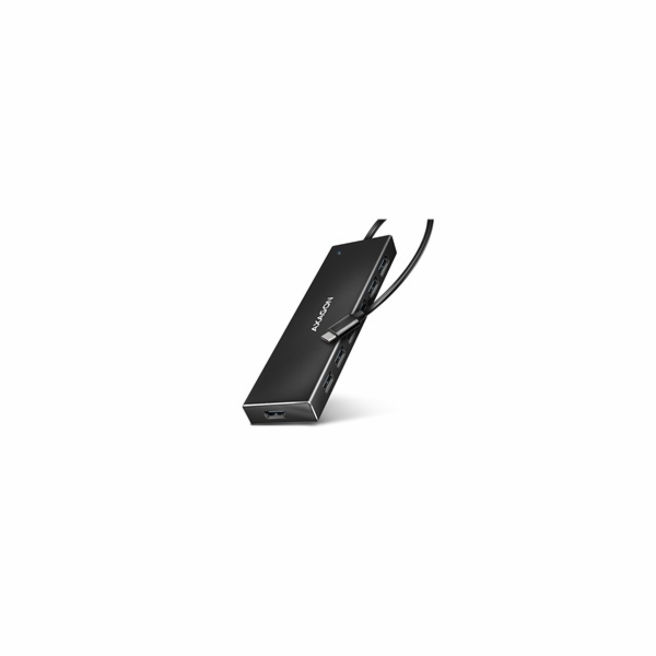 AXAGON HUE-F7C, 7x USB 3.2 Gen 1 ALU FLAT CHARGING hub, m...