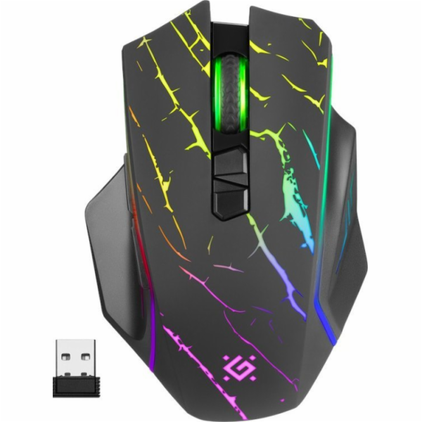 DEFENDER MYŠ GM-503 URAN OPTIC RF RGB 3200dpi 8P