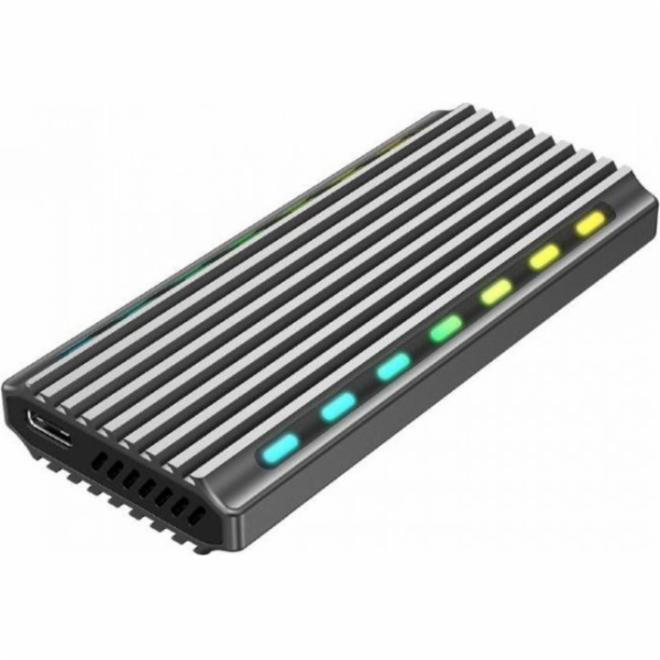 GEMBIRD externí box pro M.2 NVMe disky, USB 3.1, hliník, ...