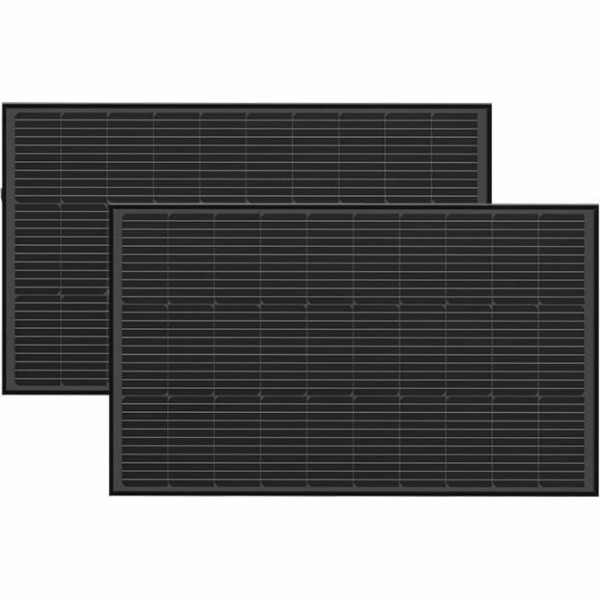 EcoFlow Sada dvou 100W rigidních solárních panelů