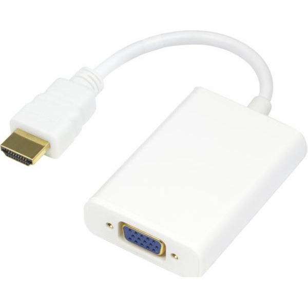 DELTACO Adaptér HDMI samec/VGA samice