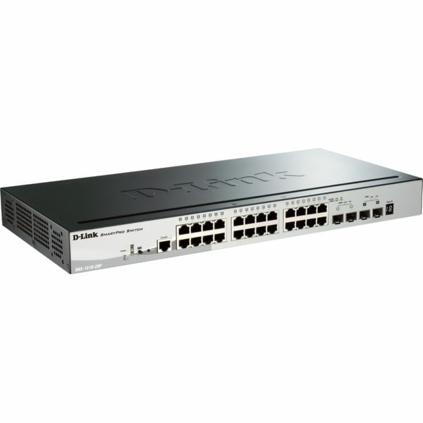 D-Link 28portový Smart Managed PoE Gigabit Stack Switch 2...
