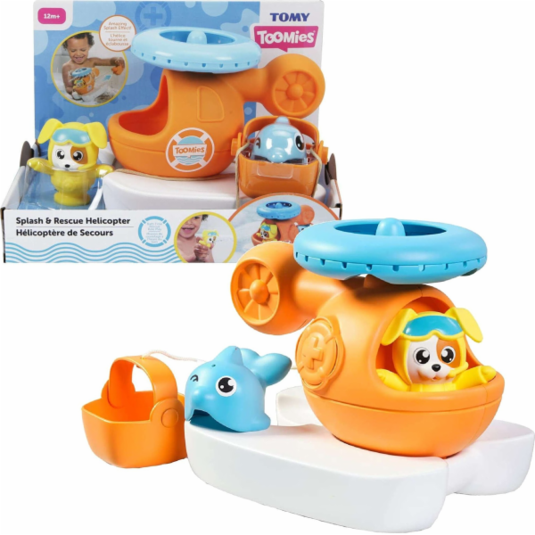 Tomy E73305 Toomies Záchranná helikoptéra vodní hračka