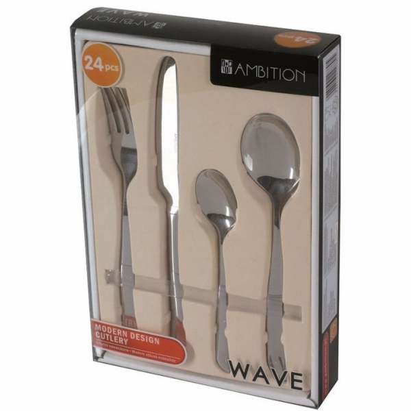 Ambition Wave sada příborů 24 kusů (29880)