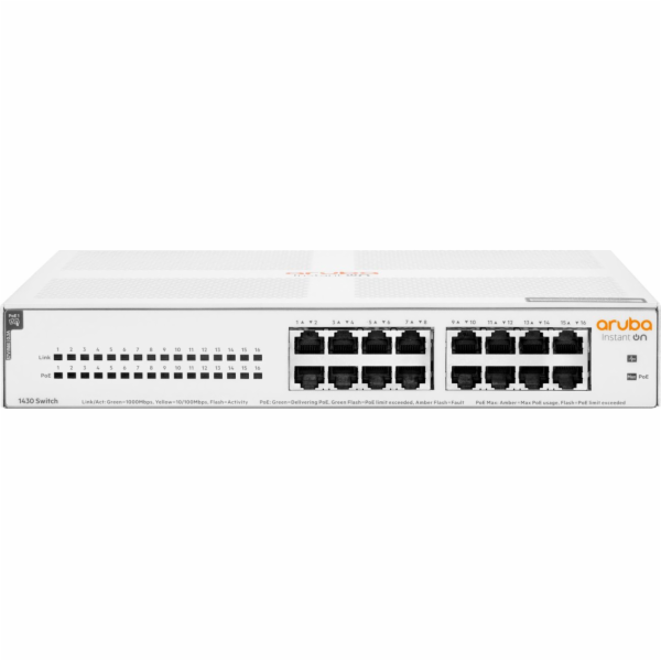 Switch HPE Switch ARUBA Instant On 1430 16x1GbE PoE Switc...