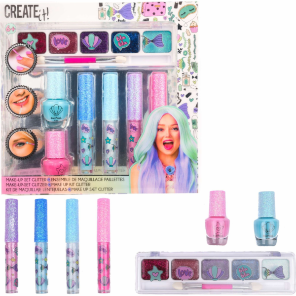 Canenco Vytvořte to! třpytivý make-up set