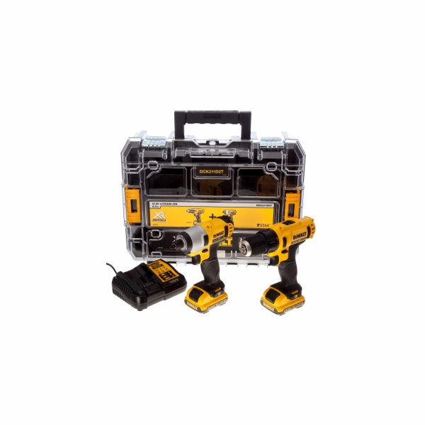 10.8V XR Kit DCD710  DCF815  2 Battery Li-Ion 2.0 Ah  charge