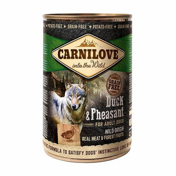 Mokré krmivo pro psy Carnilove Duck&Pheasant, kachna, 0,4 kg