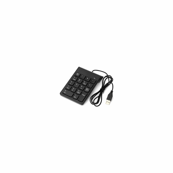 GEMBIRD numerická klávesnice KPD-U-03, USB, černá