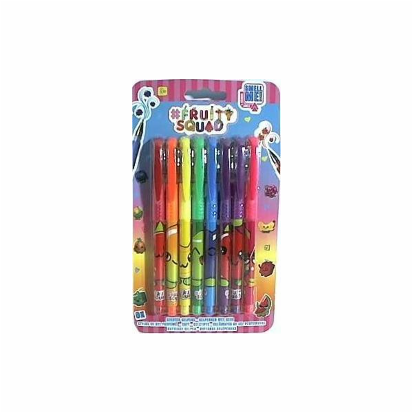 Canenco Fruity Squad Voňavé gelové pera 8 barev