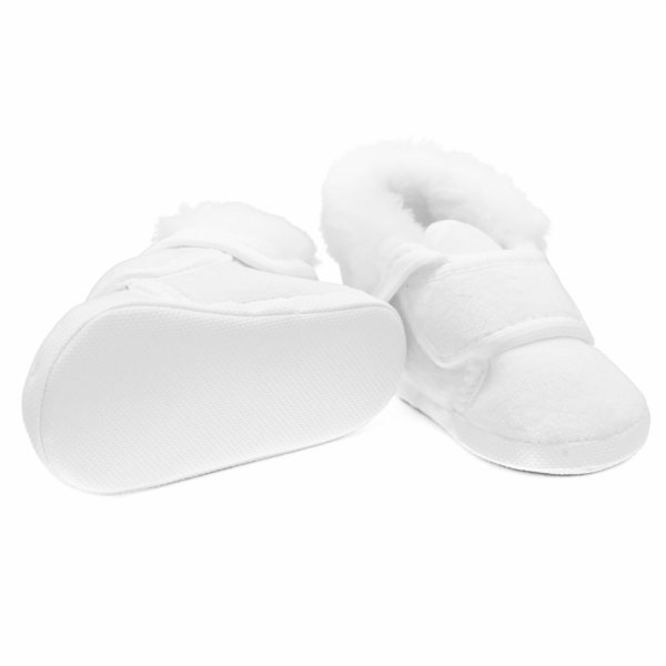 Kojenecké zimní semiškové capáčky ke křtu New Baby 12-18 ...