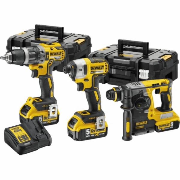 POWER TOOL COMBO KIT DEWALT DCK368P3T-QW (DCH273+DCD796+D...