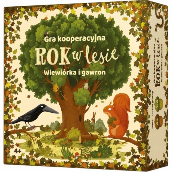 Naše knihkupectví Rok v lese: Veverka a havran