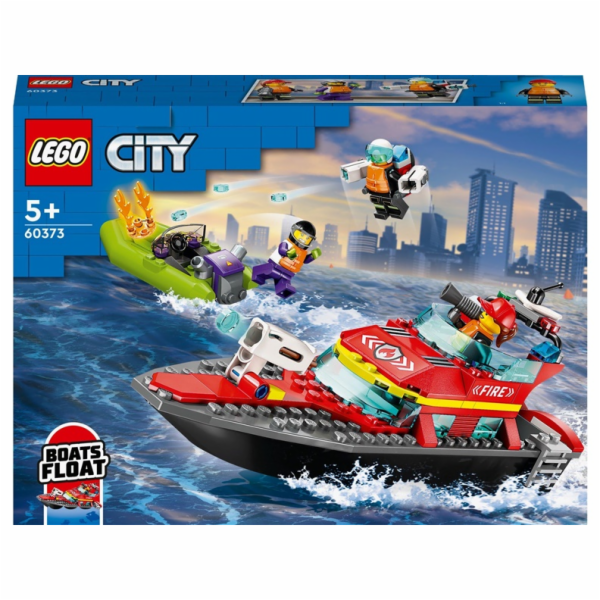 LEGO 60373 Městský hasičský člun, stavebnice