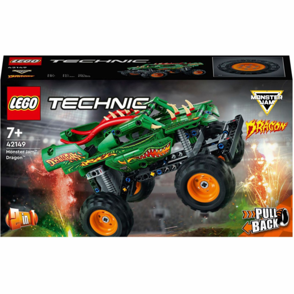 LEGO 42149 Technic Monster Jam Dragon, stavebnice