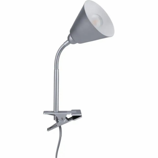 Lampy stolní lampy Paulmann s Vitis E14 Clip Grey Flexibi...