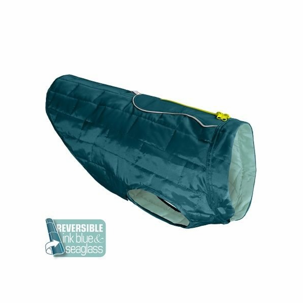 Kurgo® Loft Nepromokavá bunda pro psy Ink Blue/Seaglass M