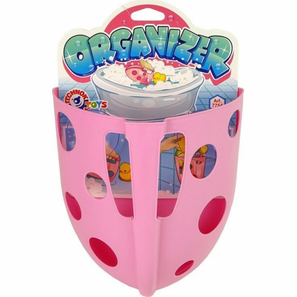 Organizér do koupele Technok Pink 7754