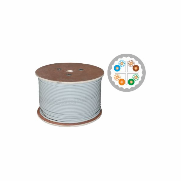 ALANTEC U/UTP cat.6A Dca LSOH kabel 4x2x23AWG 500m