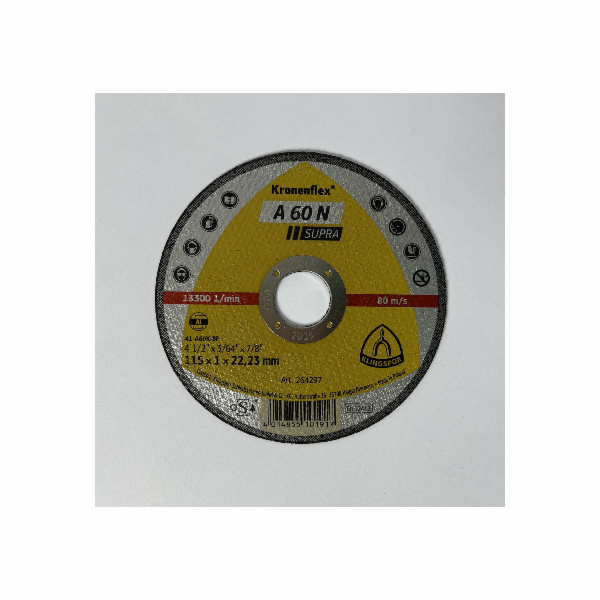 Kotouč řezný 115x1 mm na hliník Klingspor