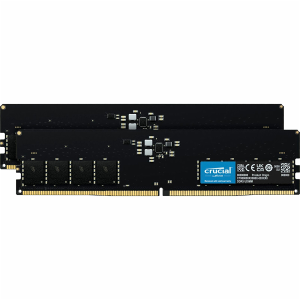 Duální sada Crucial DIMM 32 GB DDR5-5200 (2x 16 GB), RAM