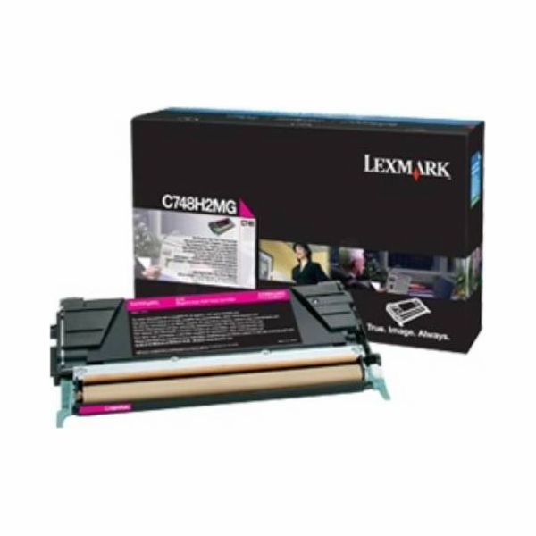 Originální toner Lexmark C748H3MG Purpurová (C748H3MG)