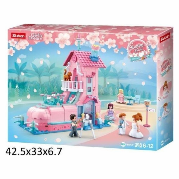 Gazelo Klocki Sluban Dům pro nevěstu a ženicha 398 ks. 13...