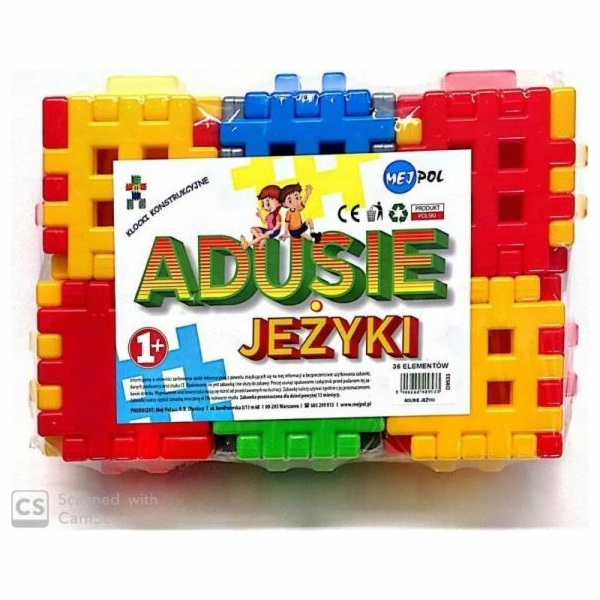 Czako Klocki ježci 36 prvků