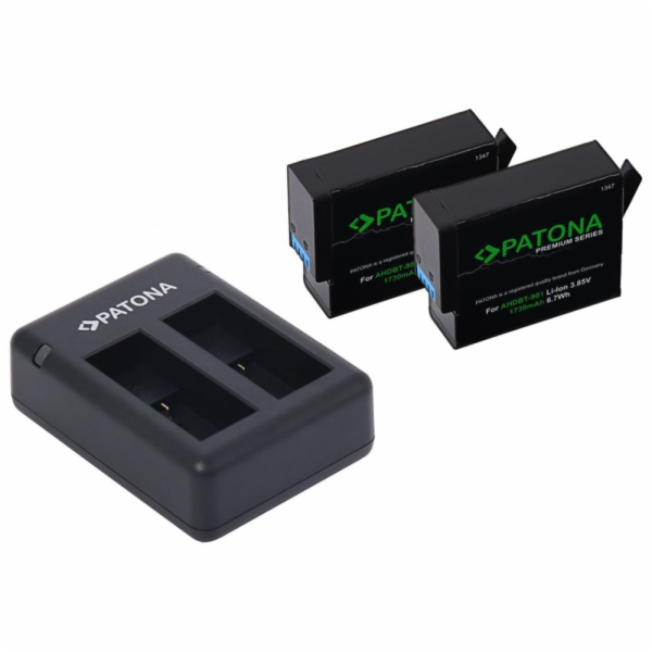 PATONA nabíječka pro digitální kamer Dual GoPro Hero 9/He...