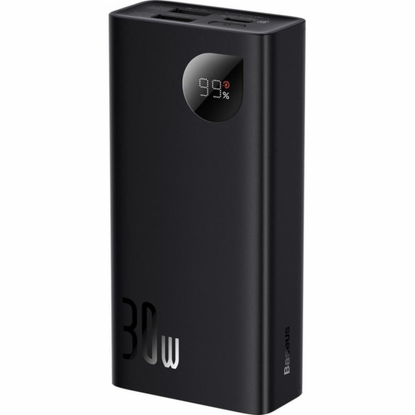 Baseus Adaman2 powerbanka 10000 mAh 30W 2xUSB/USB-C černá