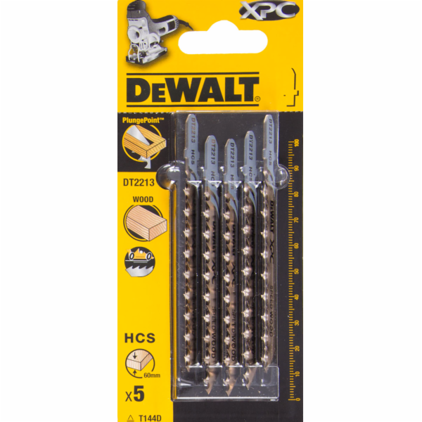 Dewalt XPC Pilové listy T-rukojeť 5ks. - DT2213