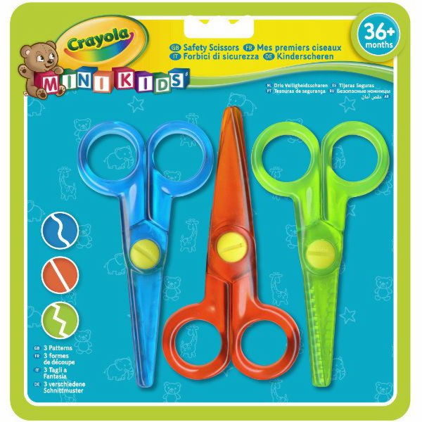 Crayola nůžky 3 vzory 81-8119
