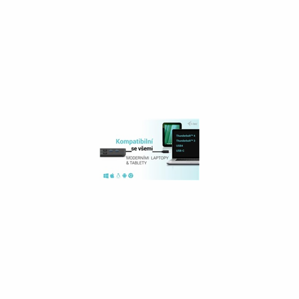 i-tec USB-C HDMI + Dual DP Docking Station + PD 100 W + U...