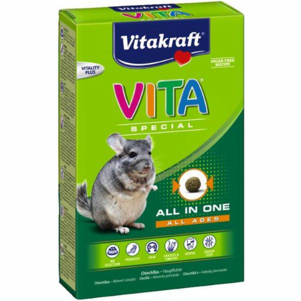 Vitakraft VITA SPECIÁL ČINCHILL 600g