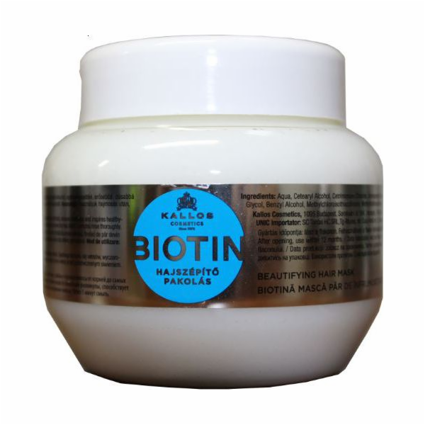 Kallos KJMN BIOTIN zkrášlující maska na vlasy 275 ml