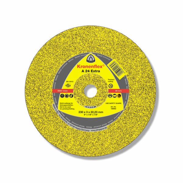 Klingspor konvexní ocelový brusný kotouč 125x6x22mm A24 E...