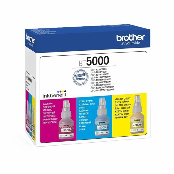BROTHER INK BT-5000CLVAL cyan+magneta+yellow  T3xx T4xx T...
