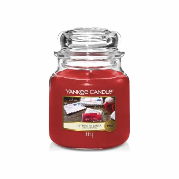 Yankee Candle Yankee svíčka dopisy Santa Medium Jar 411g