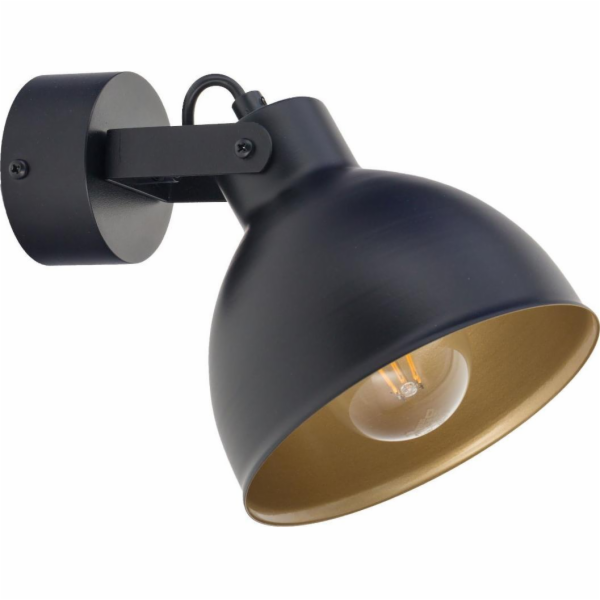 Nástěnná lampa Mars 1-bod E27 černá / zlatá