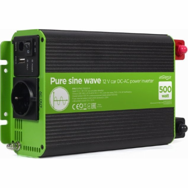 12V/230V 500W/1000W Converter Pure Sine