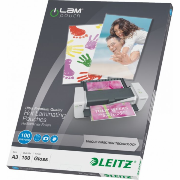 Leitz Laminovací folie UDT A3 100mic (74870000) 100 ks