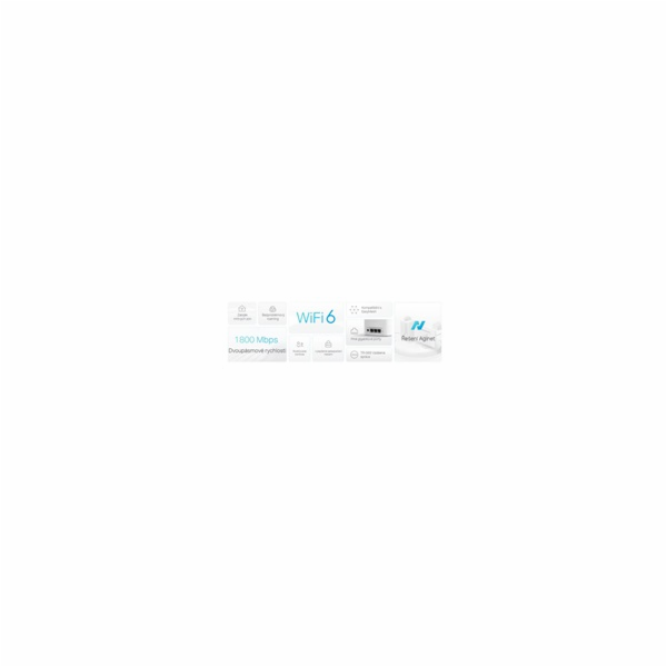 WiFi router TP-Link HX220(2-pack) AX3000, WiFi 6, 3x GLAN...
