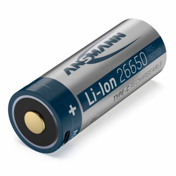 Ansmann Li-Ion 26650 5100mAh 3,6V Micro-USB Buchse  1307-...