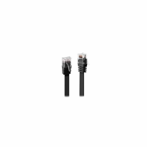 XtendLan PK_6UTP050black patch, Cat6, UTP, 5m, černý Xten...