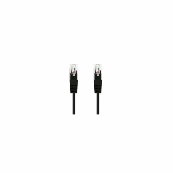 C-TECH kabel patchcord Cat5e, UTP, černý, 3m