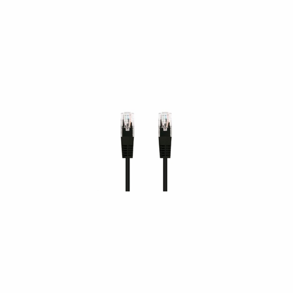 C-TECH kabel patchcord Cat5e, UTP, černý, 5m